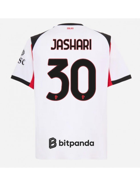 AC Milan Ardon Jashari #30 Auswärtstrikot 2025-26 Kurzarm AC Milan Ardon Jashari #30 Auswärtstrikot 2025-26 Kurzarm